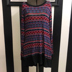 Aztec Printed tunic top